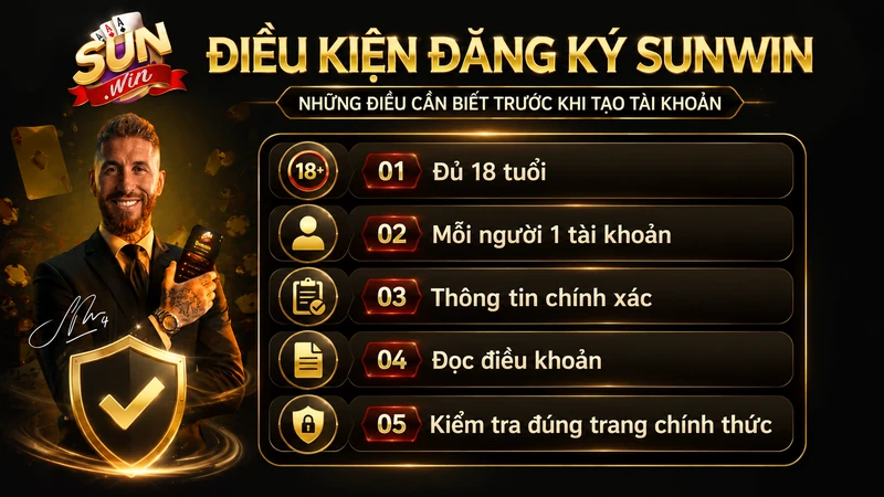 Điều kiện cần biết trước khi đăng ký Sunwin