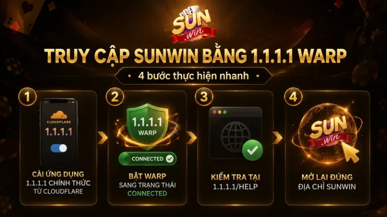 Cách Truy Cập Sunwin Khi Bị Chặn Bằng 1.1.1.1