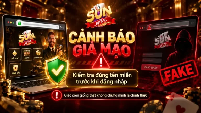 Cảnh báo giả mạo Sunwin