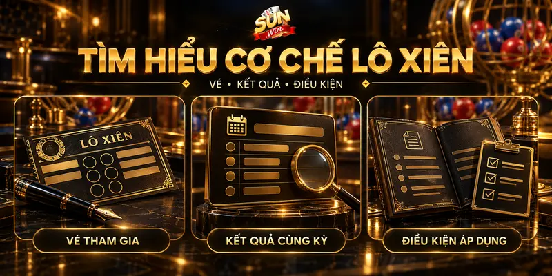 Vé tham gia, kết quả cùng kỳ và điều kiện áp dụng của lô xiên.