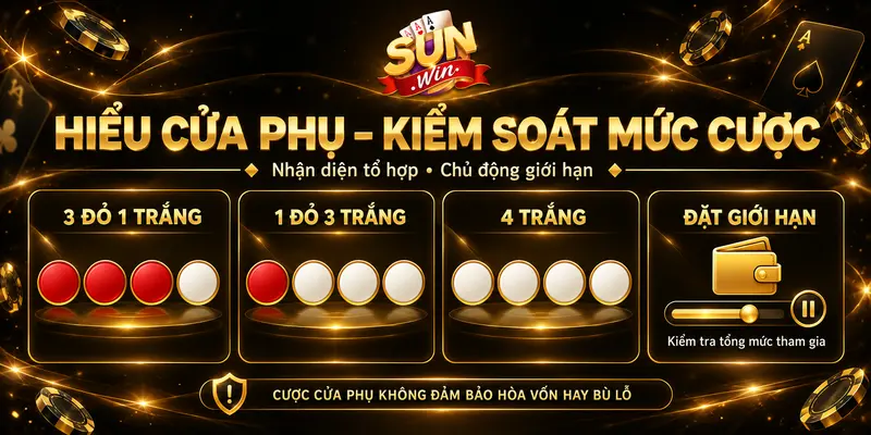 Các tổ hợp cửa cược phụ và giới hạn mức tham gia khi chơi xóc đĩa.
