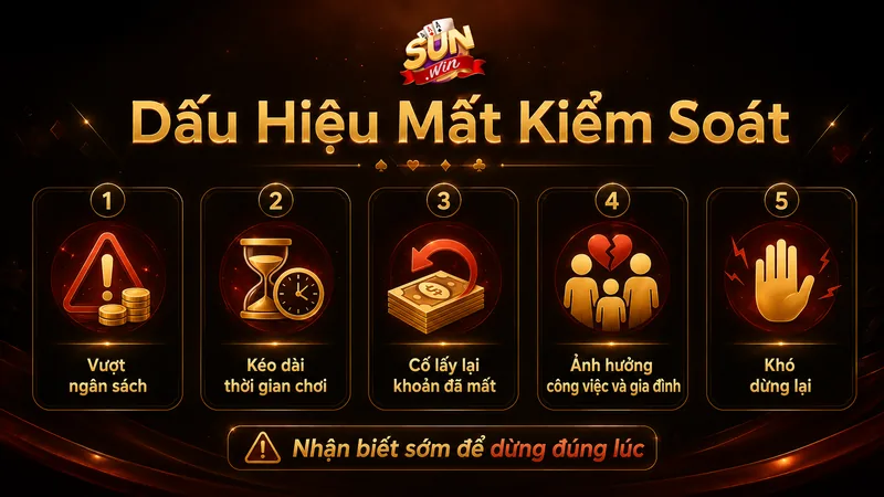 Dấu hiệu hoạt động giải trí đang mất kiểm soát tại Sunwin