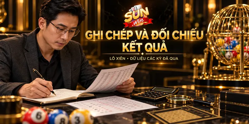Ghi chép và đối chiếu kết quả xổ số các kỳ đã qua khi tìm hiểu lô xiên.