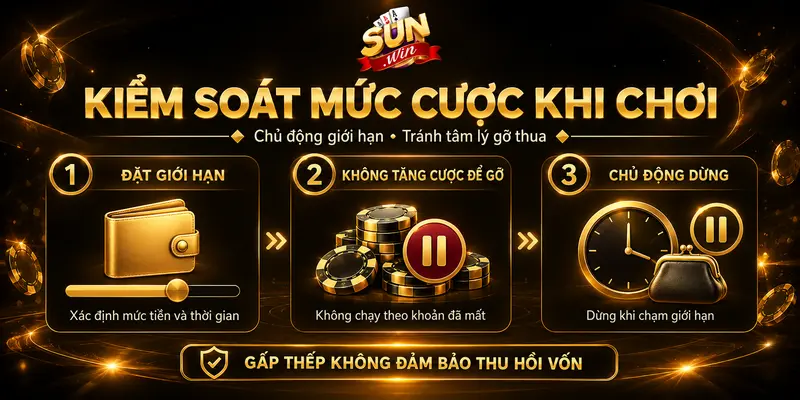 Kiểm soát mức cược và nhận biết rủi ro của cách cược gấp thếp trong xóc đĩa.