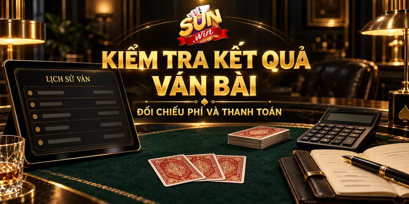 Kiểm tra kết quả ván Liêng và đối chiếu phí thanh toán.