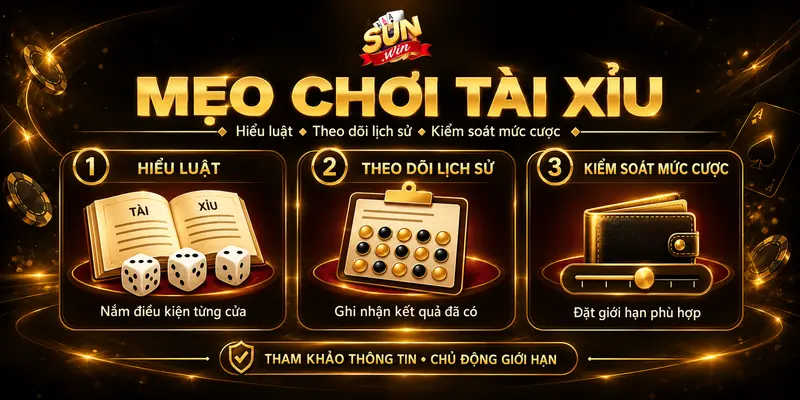 Các nội dung cần tìm hiểu khi tham khảo mẹo chơi tài xỉu.