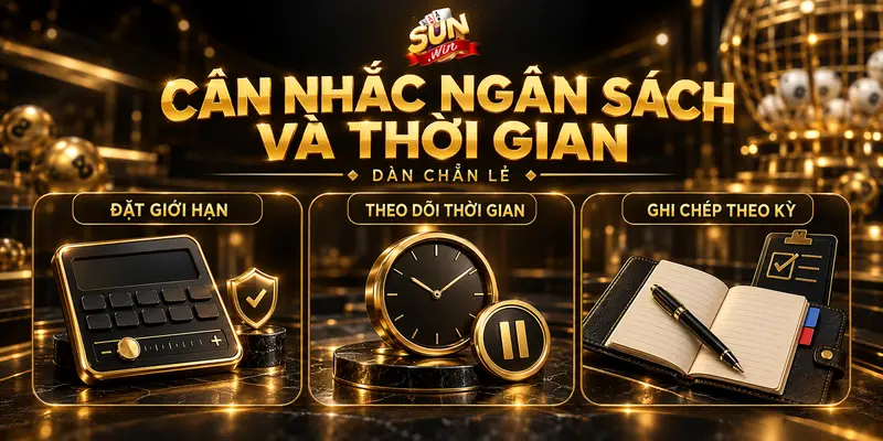 Cân nhắc ngân sách và thời gian khi tham gia dàn chẵn lẻ.