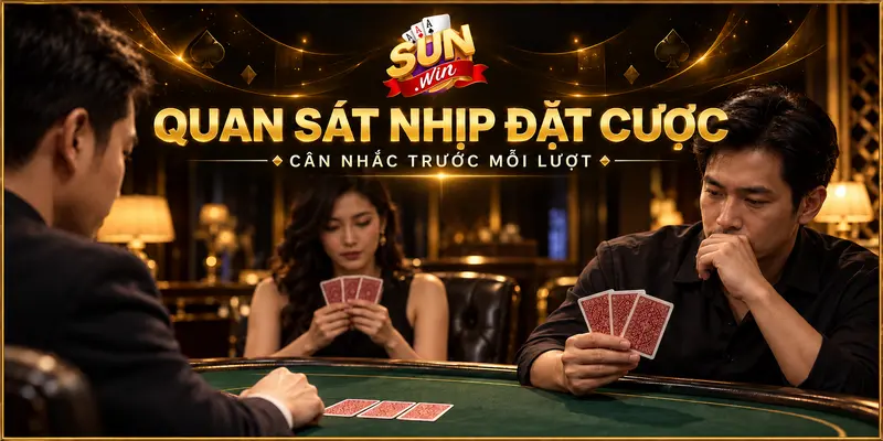 Người chơi Liêng quan sát nhịp đặt cược và cân nhắc từng lượt.