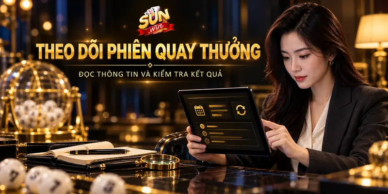 Người xem theo dõi thông tin phiên xổ số nhanh trên máy tính bảng.