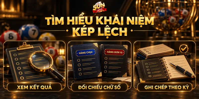 Xem kết quả, đối chiếu chữ số và ghi chép dữ liệu kép lệch.